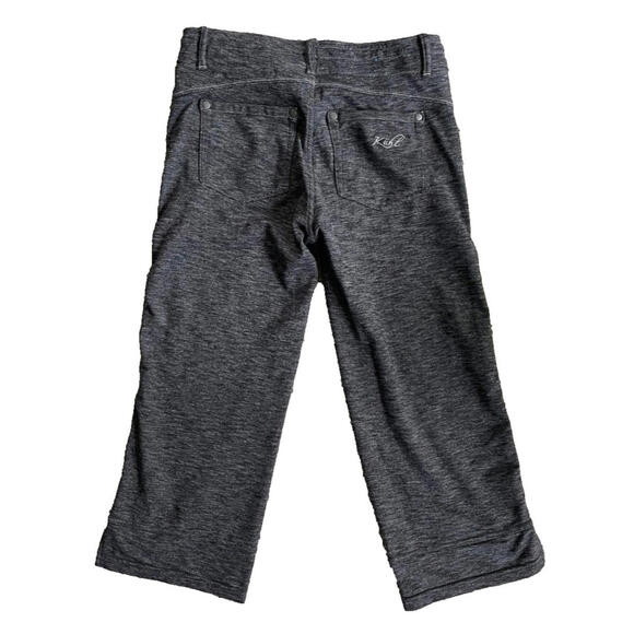 KUHL Mova Capri Pants Pull On Stretch Comfort Dark Heather Nylon Blend Womens 4 - Picture 5 of 9